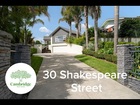 30 Shakespeare Street, Cambridge, Waikato, 3房, 2浴, 独立别墅