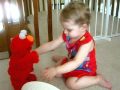 Sophia Playing With Tickle Me Elmo