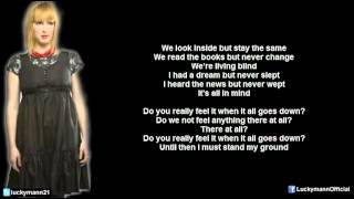 Sixpence None The Richer - Stand My Ground (Lyric Video) Lost In Transition (2012)