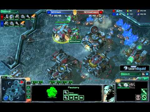 Game 1 - NEXIceCream vs NEXHack - TeamSpeak TL SC2 Open #17 Final