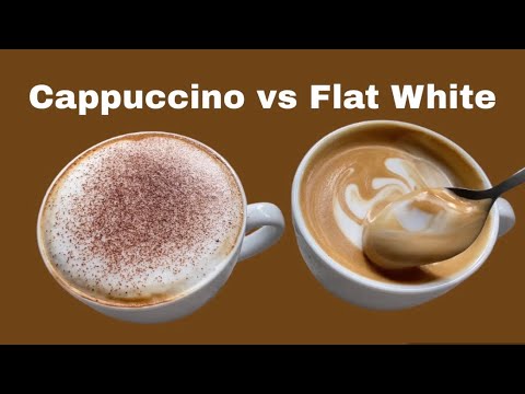Cappuccino vs. Flat White - what is the difference?