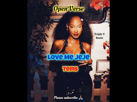 Tems - Love Me Jeje | Freebeat ( Open Verse ) Instrumental Hook Afrobeat RnB 2024 Beats