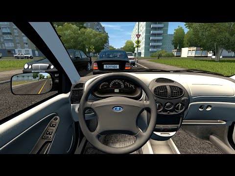 Lada Kalina 1 Hatchback 1.4I 16V - City Car Driving [Steering Wheel Game Play]