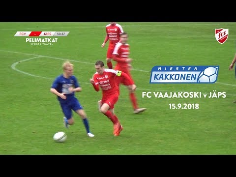 Kakkonen 2018: FC Vaajakoski v JäPS | Ottelutallenne