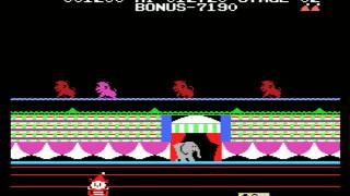 Classi Games Junkies - "Circus Charlie" (MSX) - Stage 1