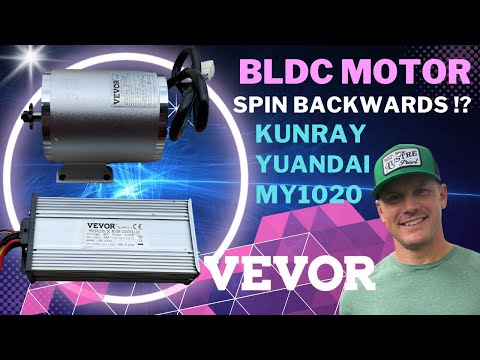 How To Reverse A Brushless DC Motor- Kunray, Vevor, MY1020 Motor- Razor MX500, MX650, SX500, RSF650