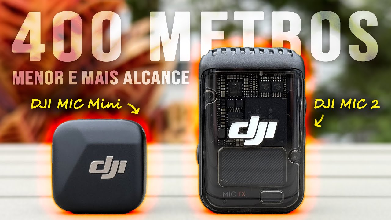 DJI MIC Mini - Microfone sem fio com bom áudio e muita bateria