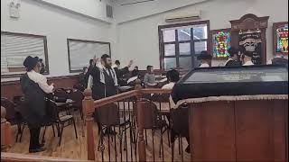 "על ידי ניגונים ומחיאת כף מתמתקים כל הדינים" (הרב יואל ראטה) - התמונה מוצגת ישירות מתוך אתר האינטרנט יוטיוב. זכויות היוצרים בתמונה שייכות ליוצרה. קישור קרדיט למקור התוכן נמצא בתוך דף הסרטון