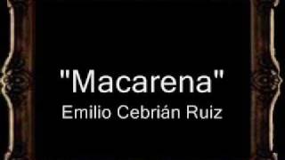 Macarena - Emilio Cebrián Ruiz [BM]