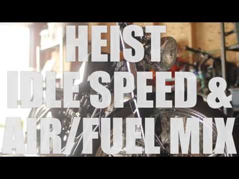 Cleveland Cyclewerks Heist Idle Speed and Air/Fuel Mix Adjustment