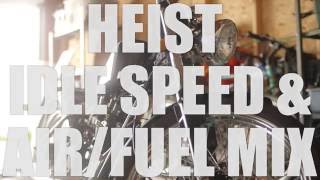 Cleveland Cyclewerks Heist Idle Speed and Air/Fuel Mix Adjustment