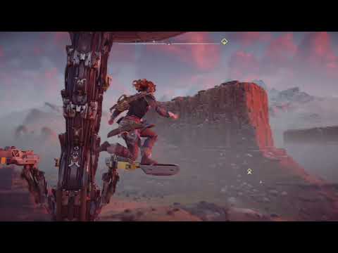 Subindo na Girafa Robótica - Horizon zero dawn