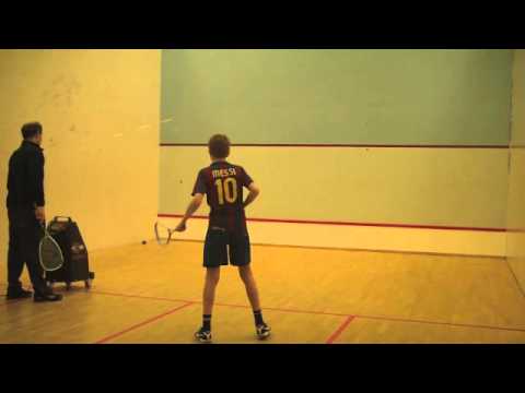 Squashcannon Squash ballmachine fast squash volley for timing & early racquet preparation