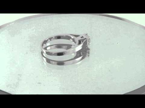 Estate 0.46CT Princess Cut Diamond 14K Gold Solitaire Ring G-H / SI1Certified