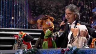 Andrea Bocelli - God Bless everyone and Jingle bells with the Muppets