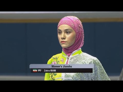 1st Taolu World Cup - Zahra Kiani (IRI) - Women's Jianshu - 3rd Place