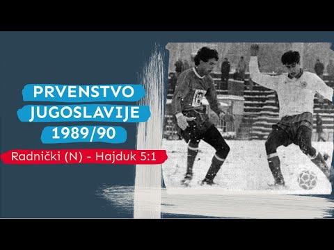 PRVENSTVO EX-YU 1989/90: Radnički (Niš) - Hajduk 5:1
