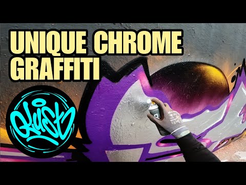 Extremely UNIQUE CHROME graffiti style 🔥 Satisfying