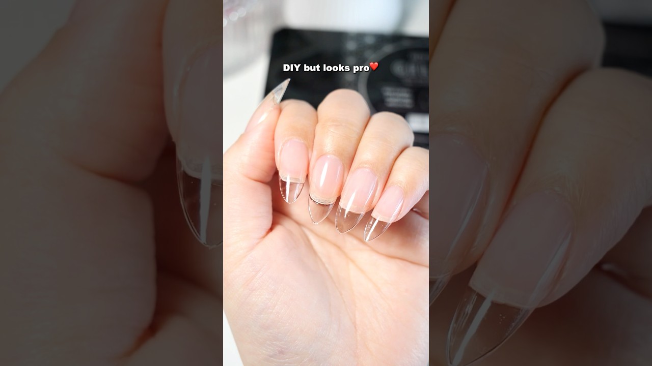 DIY but looks pro✨ #asmr #nails #gelxnails #gelnails #diynails #nailsathome