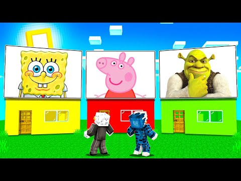 NON ENTRARE NELLE CASE DEI CARTONI ANIMATI - MINECRAFT ITA