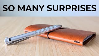 This pen surprised me! The newly released Everyday Karas basik.001 rollerball pen