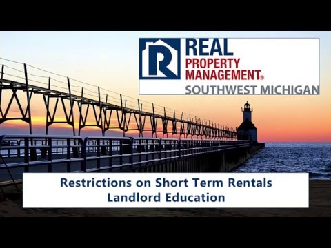 Restrictions on Short Term Rentals in St. Joseph, MI – Landlord Education