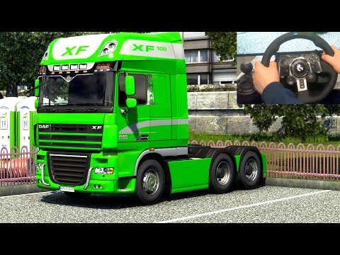 ETS 2 - DAF XF 105 Transporting Chewing Gum from Groningen Part 1