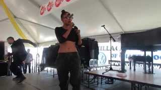 Kat Graham performing Power- Oktoberfest 2013- Chattanooga, TN
