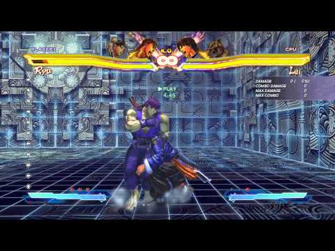 Street Fighter X Tekken 2013  Lei Option Select #1