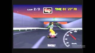 Mario Kart 64 Toads Turnpike No Shortcut 3lap 3:02.22 PAL