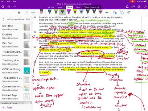 'Explorers or boys messing about?' Steven Morris IGCSE English Language Analysis Part 2