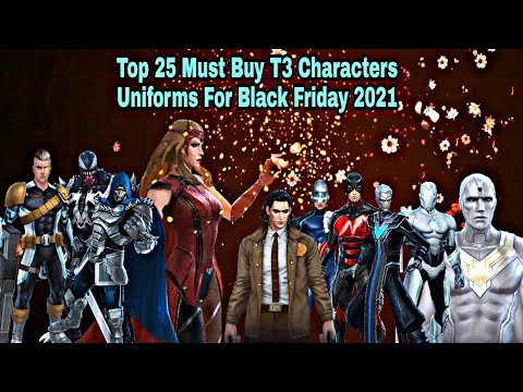 Top 25 Must Buy T3 Characters Uniforms For Black Friday 2021 - Marvel Future Fight