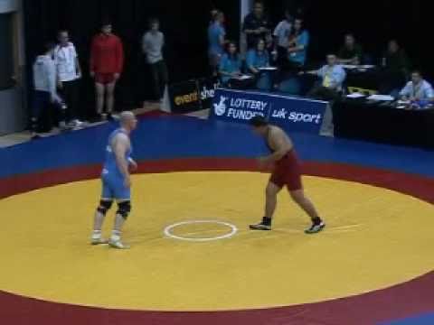 Mark Cocker GBR v Komilov UZB Freestyle Wrestling