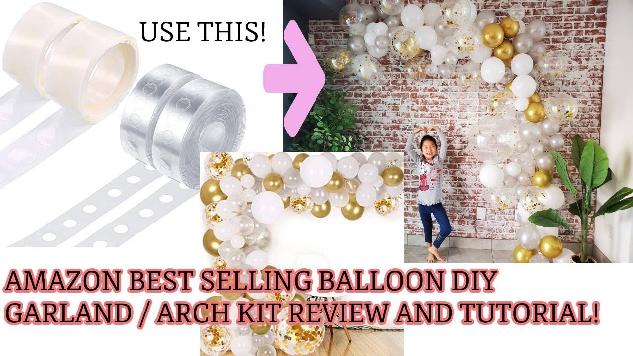 Amazon Best Selling DIY Balloon Kit for Garland/Arch, Review and Tutorial! , No Frame / Stand needed