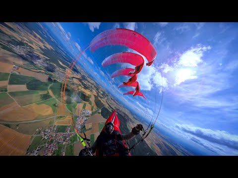 My furthest flight so far - 250k XC Paragliding Hyperlapse