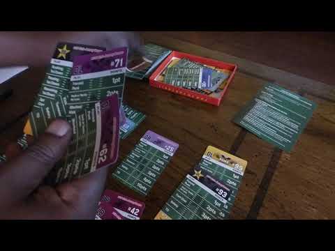 FAN FU Fantasy Football Card Game Quarter Play Through – Solo Mode Part 4