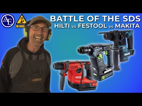 SDS Drill Tool Review l Makita vs Festool vs Hilti