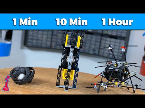 LEGO Egg Drop Contraptions | How Fast can You Build?