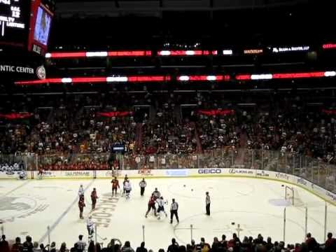 Hockey fight Panthers vs Lightning