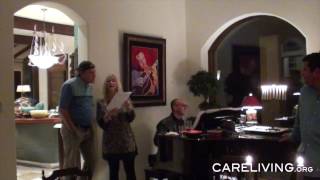 Glen Campbell sings "Chanukah" - Campbell family home movie - CareLiving.org