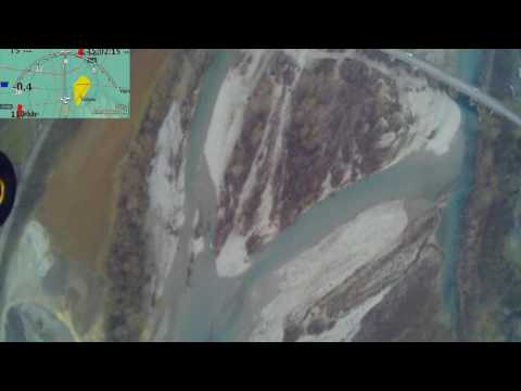 In volo Lungo Lo Scrivia da Serravalle a Po CamV   20170211