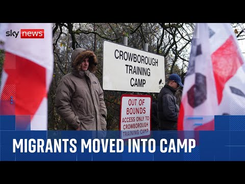 Asylum seekers moved into Crowborough Army Camp despite local opposition
