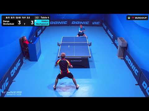 11:35 Denys Shcherbak - Vadym Nechyporuk 23.09.2023 TT Euro.Cup Ukraine Star. TABLE 4