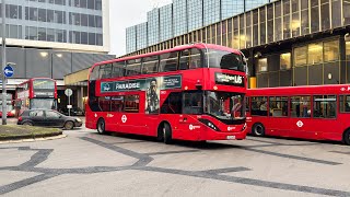 The Quietest, Most Beautiful Bus in London? U5 at Dawn Through Blossom-Lined Street