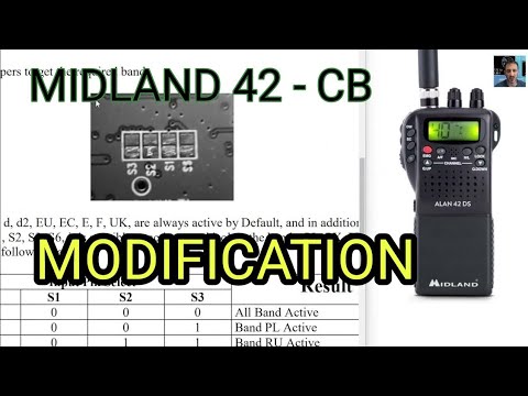 MIDLAND ALAN 42 CB- MODIFICATION DETAILS