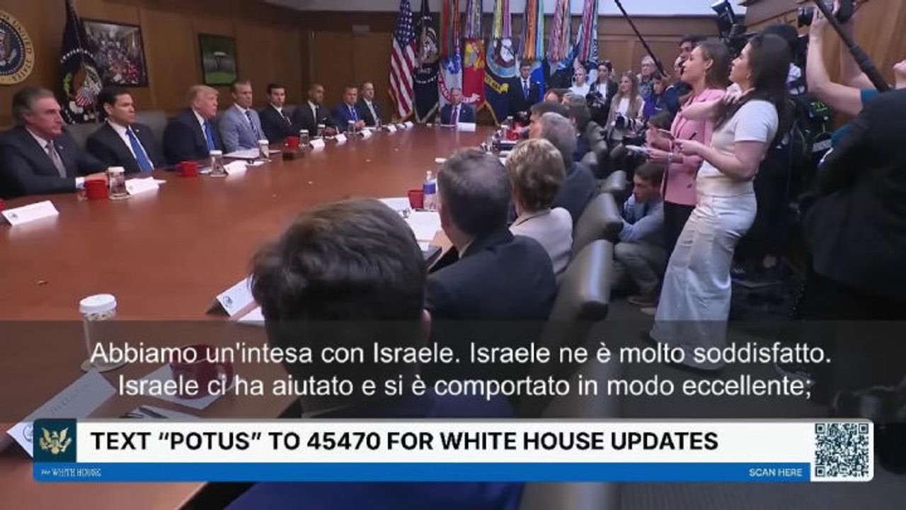 Disarmo Hamas, Trump: Israele è molto contento. Ci saranno alti e bassi, ma è una svolta