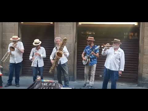 The old Jazz band in Florence, Italy
