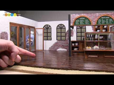 DIY Miniature Dollhouse - Extension　ドールハウス（カフェ）を増築します Video