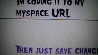 how to code your banners/pictures on myspace