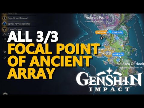 All Focal Point of Ancient Array Genshin Impact